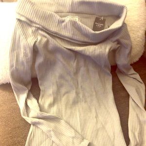 Slight off shoulder shirt